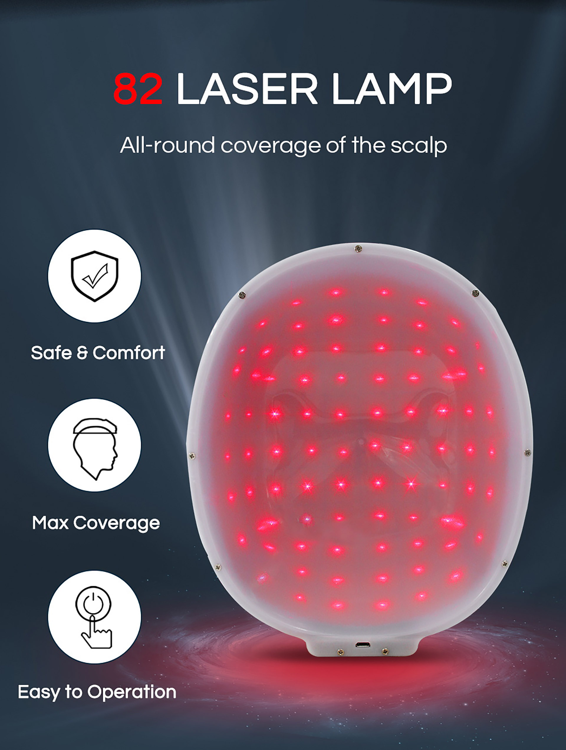 Laser Hair Regrowth Therapy Cap Laser Treatment Growth (5)