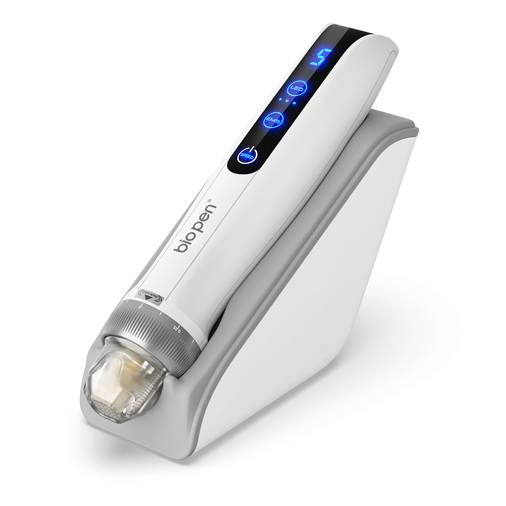 Bio Pen Q2 By 3-in-1 Microneedling Pen With LED Light Therapy