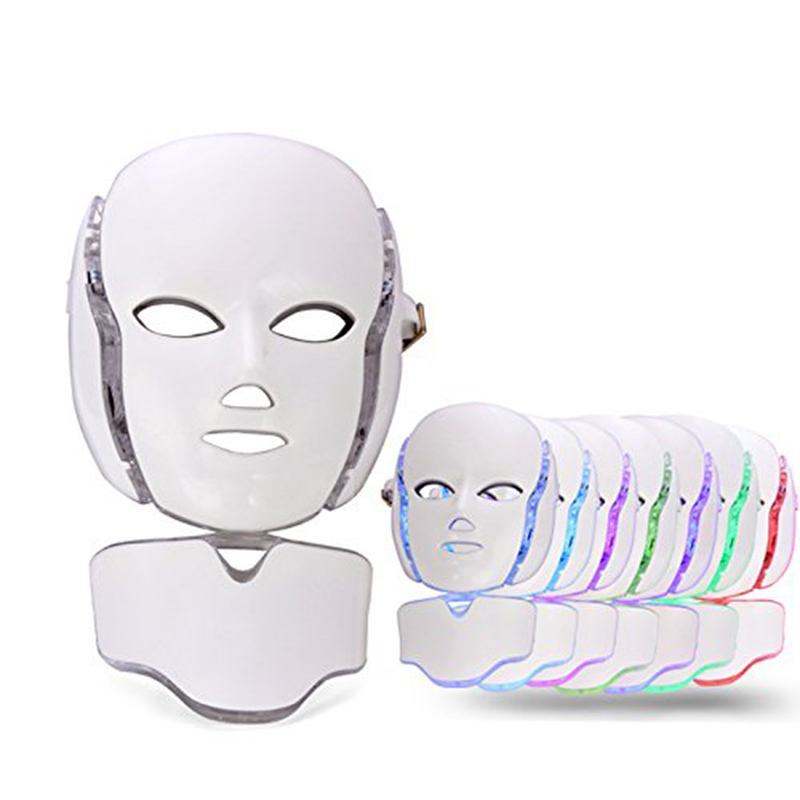 Led Facial Mask Red Light Therapy 7 Color Skin Rejuvenation