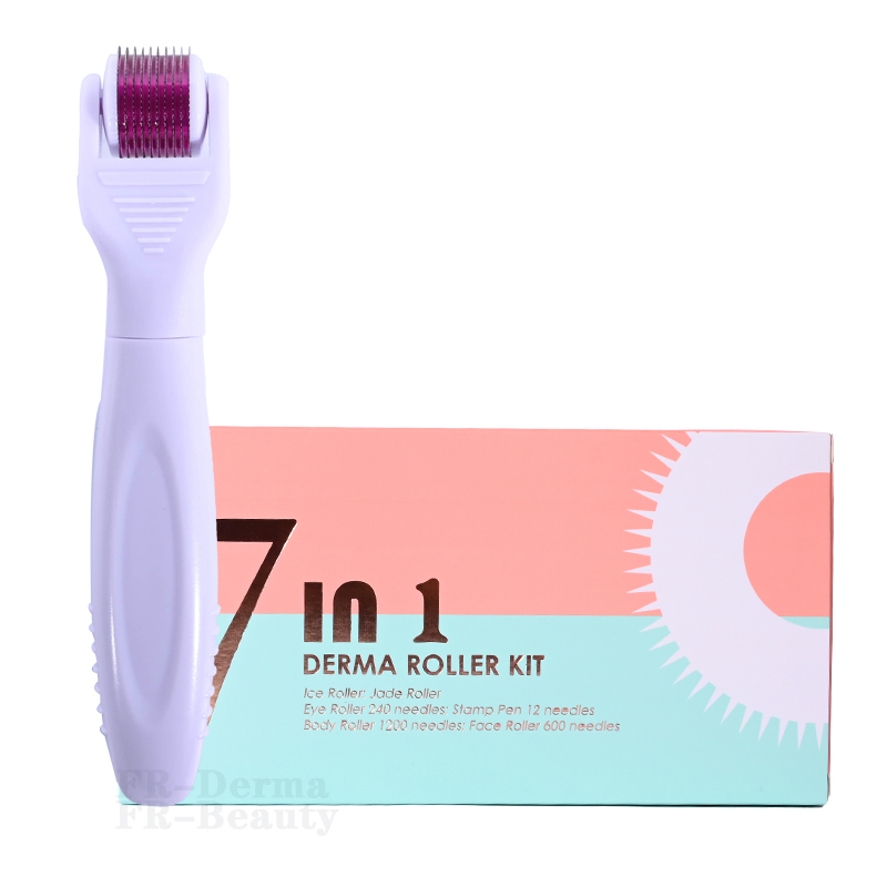 7 in 1 Manual Derma Roller Massager Derma Roller Skin Therapy Derma Roller