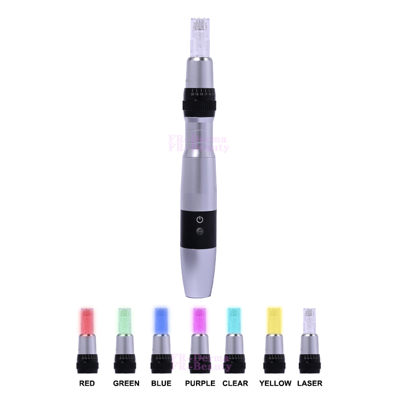 Good selling Derma pen with 7 colors led light therapy